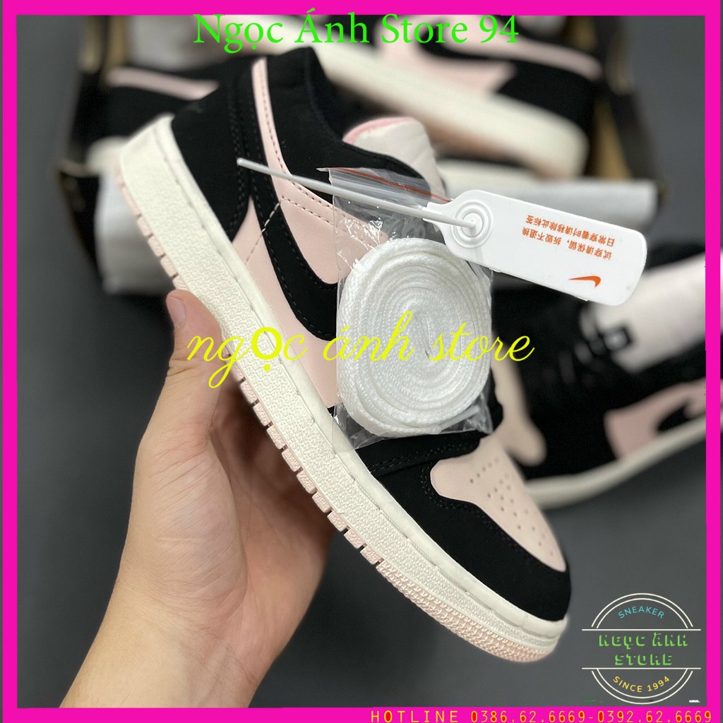 Giày JORDAN THẤP CỔ HỒNG ĐÁT,GIÀY THỂ THAO JORDAN LOW 1 CỔ THẤP HỒNG ĐẤT