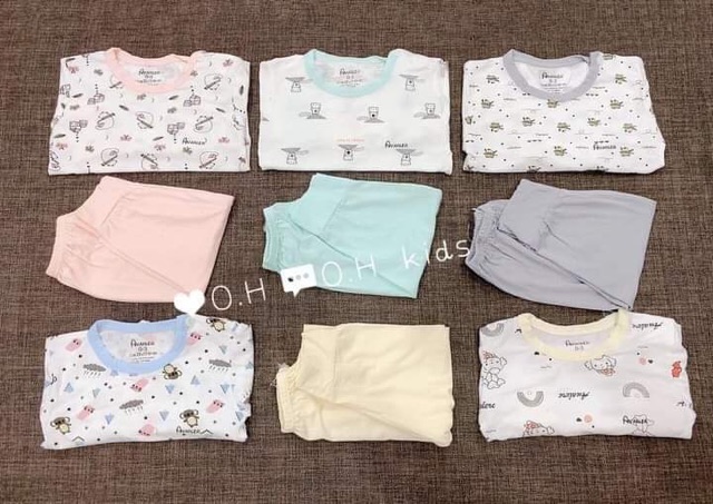 Bộ dài tay chất cotton thun lạnh Avaler