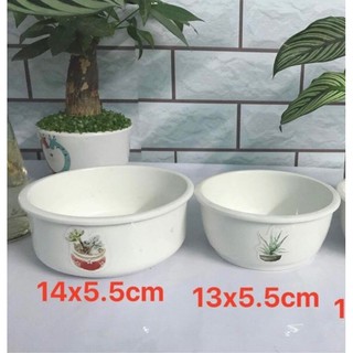 Bộ 3 chậu sứ trồng cây