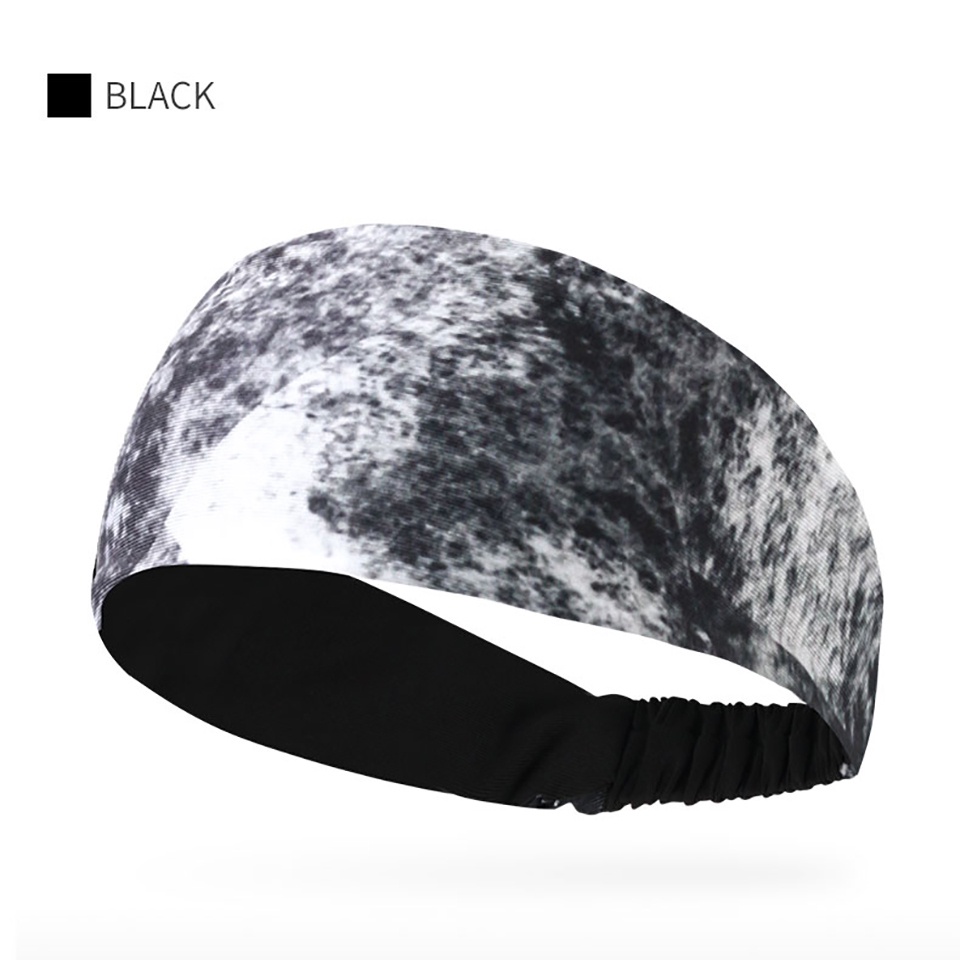 Băng đô DAYSELECT bản rộng co giãn phong cách boho dùng khi tập yoga/chạy bộ cho nữ