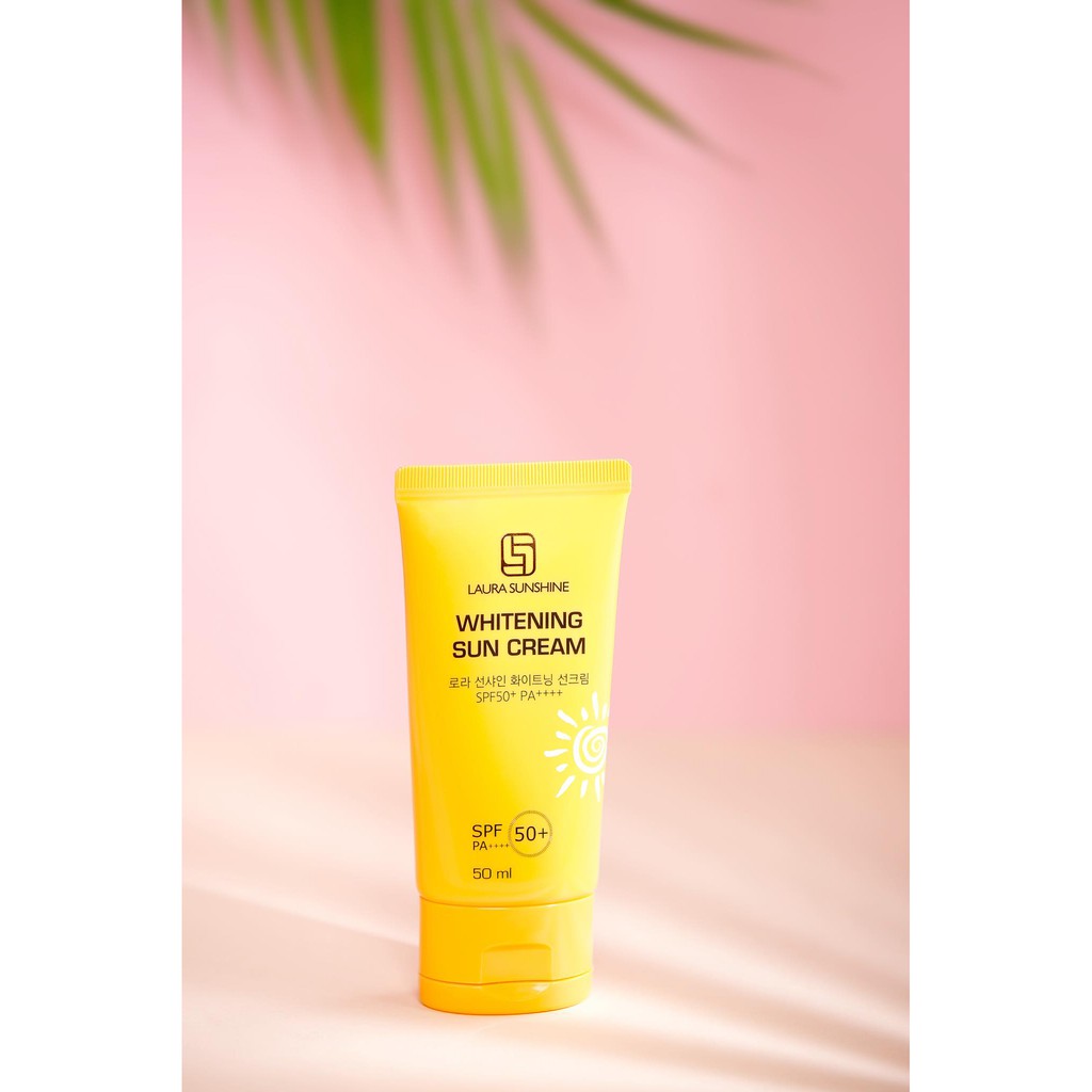 KEM CHỐNG NẮNG MẶT LAURA SUNSHINE WHITENING SUN CREAM SPF50+ PA++++ 50ml