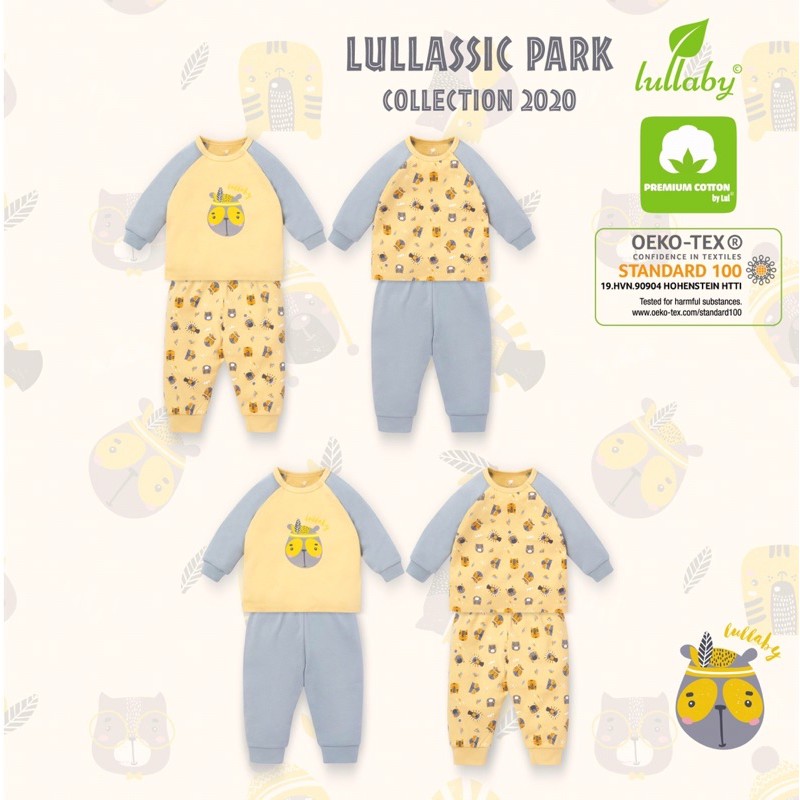 Set 2 Bộ Raglan BT dày Lullaby 2020