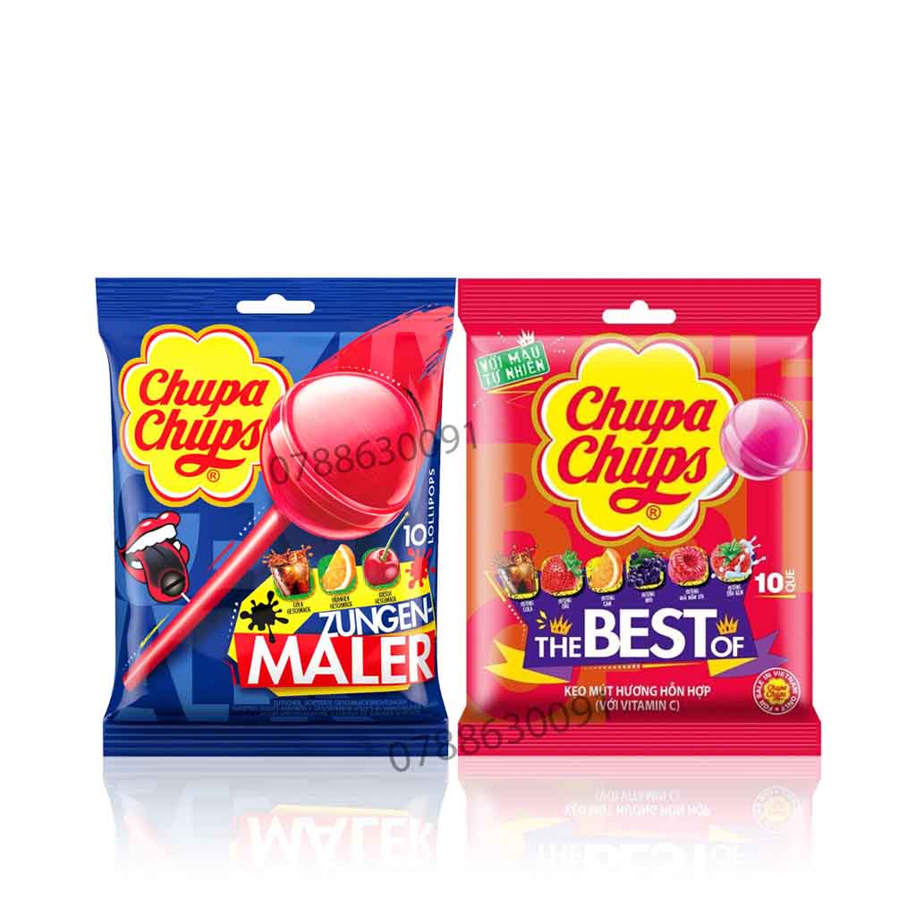 Kẹo mút CHUPA CHUPS Bịch 10 Que