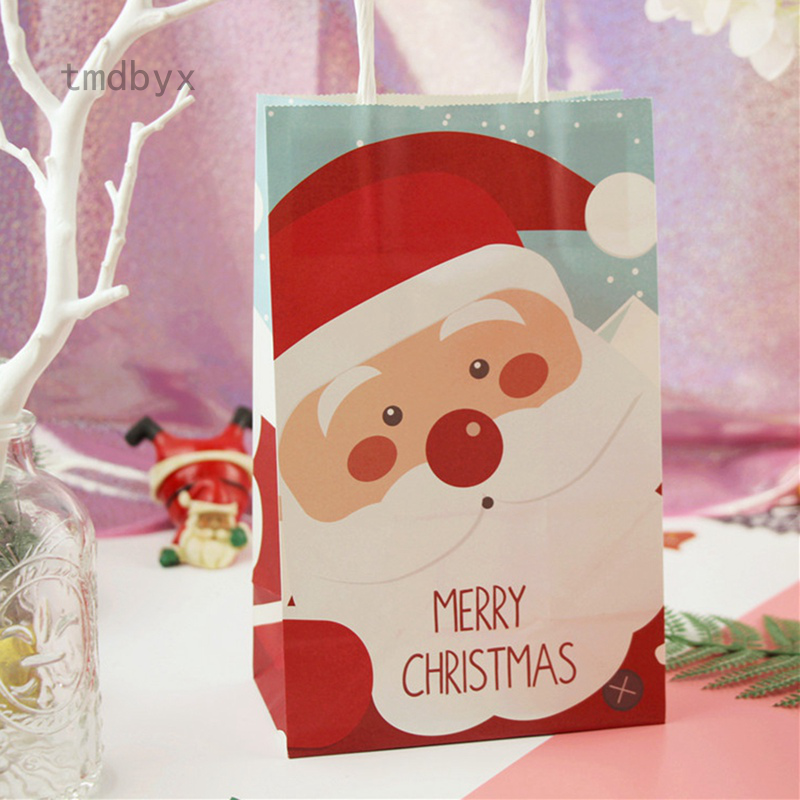 Tmdbyx Túi Giấy Đựng Quà Giáng Sinh Dễ Thương