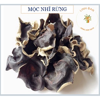 Mộc nhĩ rừng khô, nấm mèo khô Tây Bắc - Loại ngon [Nông sản sạch Linh Đan]