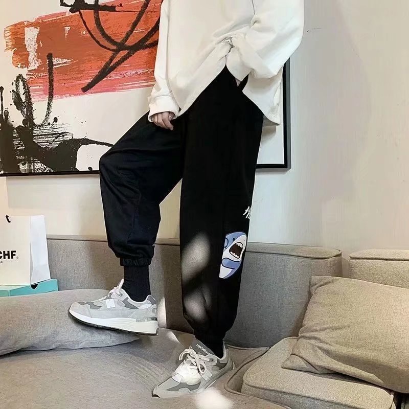 Quần Dài Thể Thao In Hình Cá Mập Thời Trang Mùa Hè Dành Cho Nam Size M-3XL 2022