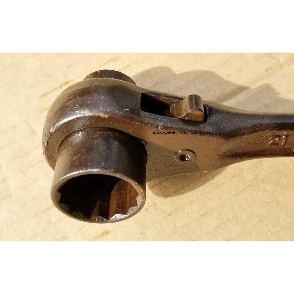 Cờ lê đuôi chuột đảo chiều SUPER 17-21mm dài 30cm, hàng bãi Nhật