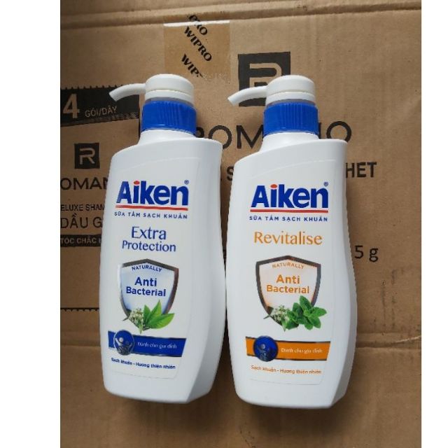 Sữa tắm sạch khuẩn cho gia đình Aiken 350g