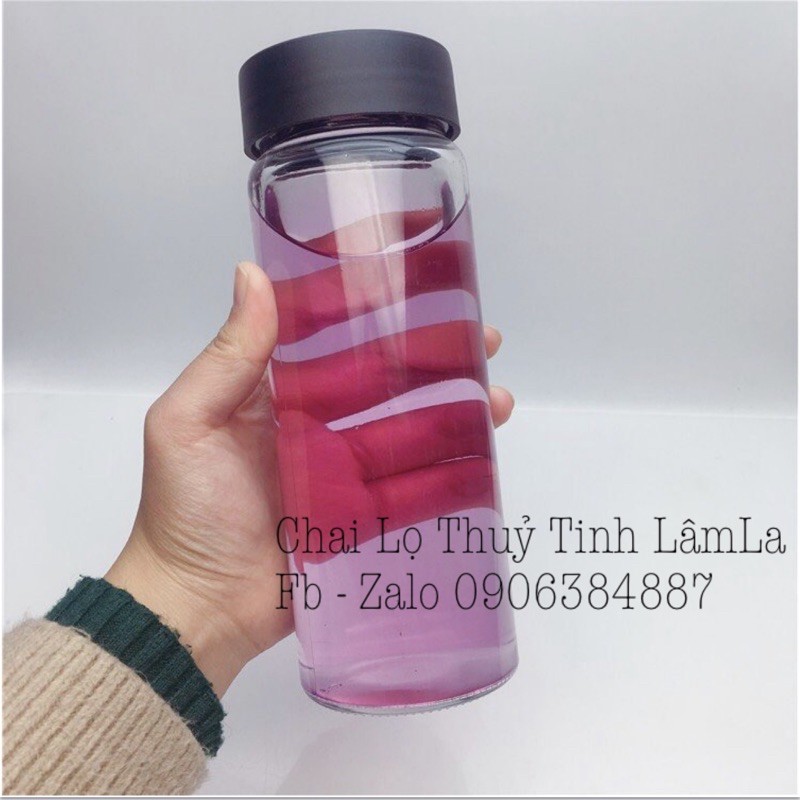 Bình Thuỷ Tinh My Bottle Nắp Nhựa Không In Chữ 420ml | BigBuy360 - bigbuy360.vn