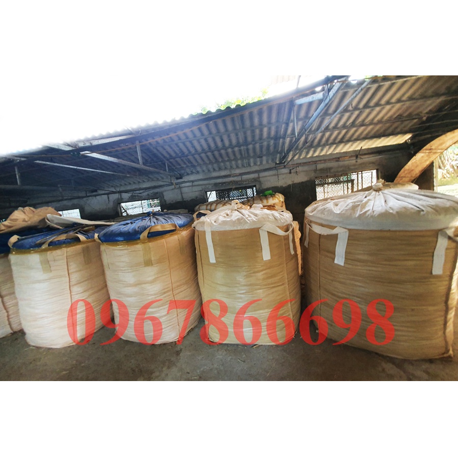 Bao ủ chua cỏ, thức ăn gia súc 2 lớp có lót nilon 0.11 nguyên sinh rất bền