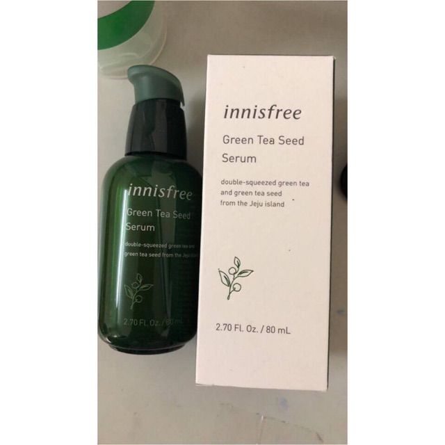 ( sẵn hàng ) Tinh Chất Trà Xanh INNISFREE THE GREEN TEA SEED SERUM 80ml