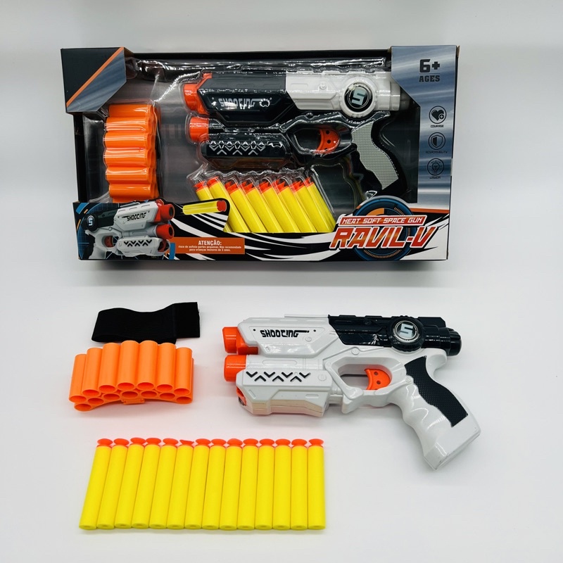 Đồ chơi hít xốp 82637 tập làm police (nergun)