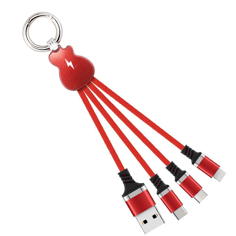 Cáp Sạc Micro USB Type C 8 Pin Có Đèn Dạ Quang Chuyên Dụng