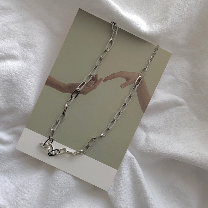 Dây Chuyền Kiểu Dáng Đơn Giản Phong Cách Hiphop Năng Động Cá Tính