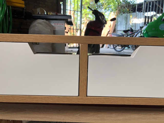 ✅ Bàn trang điểm treo tường mini 65cm có 2 ngăn kéo BTD-352 | BigBuy360 - bigbuy360.vn