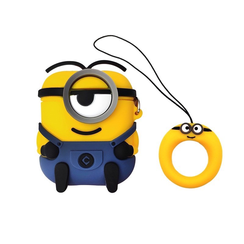 Ốp Airpods Vỏ Bao Airpods 1/2 Minion - Case Đựng Tai Nghe không dây