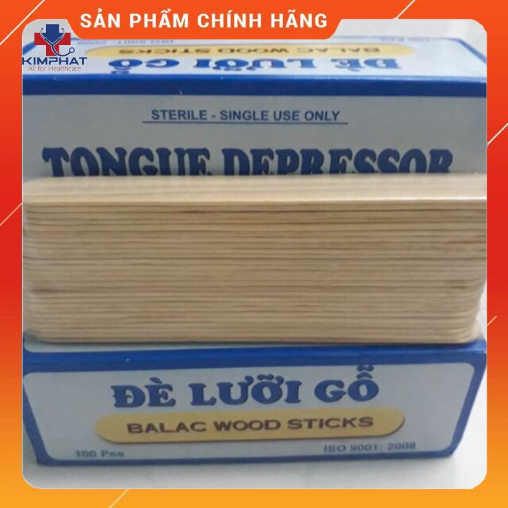 Que Đè Lưỡi Gỗ Dùng 1 Lần