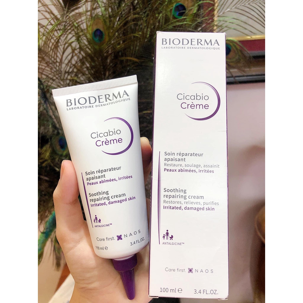 [Hàng Auth]Kem dưỡng phục hồi da Bioderma Cicabio Creme 40ml Perfect Face - P25