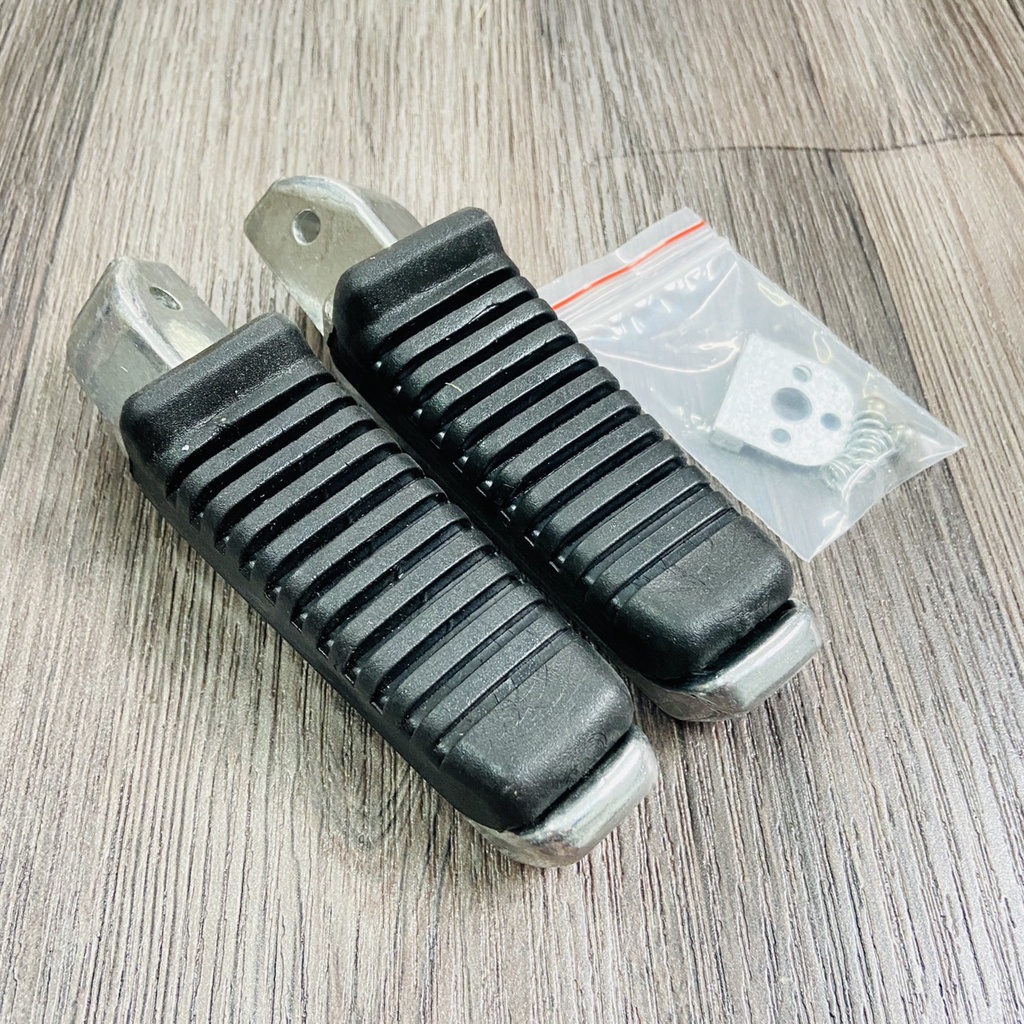 (KÈM ĐỦ PHỤ KIỆN) Cặp gác chân sau, giò đạp sau xe máy kiểu RACING sử dụng cho xe WAVE, DREAM trang trí xe siêu chất