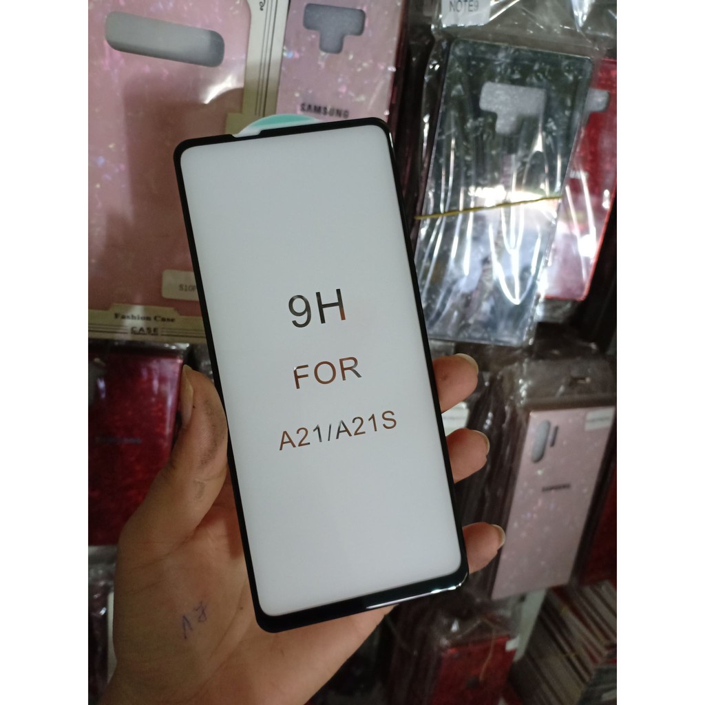 Kính cường lực Full màn 5D xịn cho Samsung A21,A21S Full keo màn hình siêu cứng Siêu bền