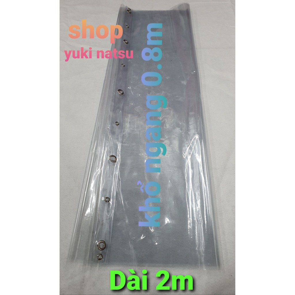 [1 TẤM RÈM PVC KHỔ 0.8 MÉT - DÀI 2 MÉT - DÀY 0.2MM] CHẮN KHÓI - BỤI - BẨN - GIÚP AN TOÀN TRONG GIA ĐÌNH BỀN ĐẸP NHẸ TIỆN