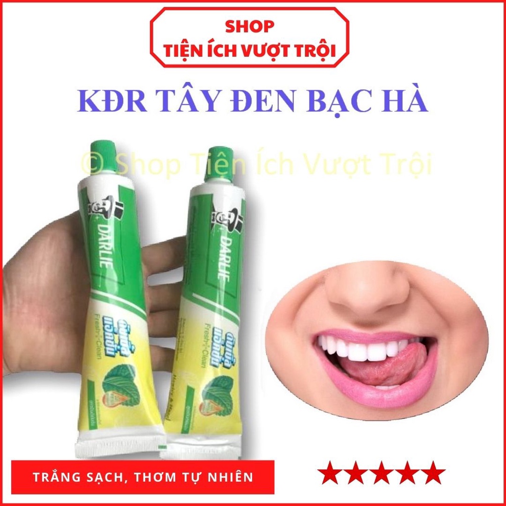 Combo 2 tuýp kem đánh răng Darlie tây đen, kem răng ông già giúp răng khỏe, trắng răng, ngừa mảng bám-Tiện Ích Vượt Trội