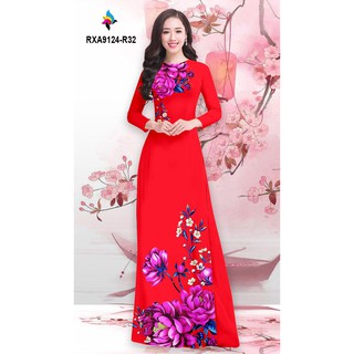 vải áo dài in 3d