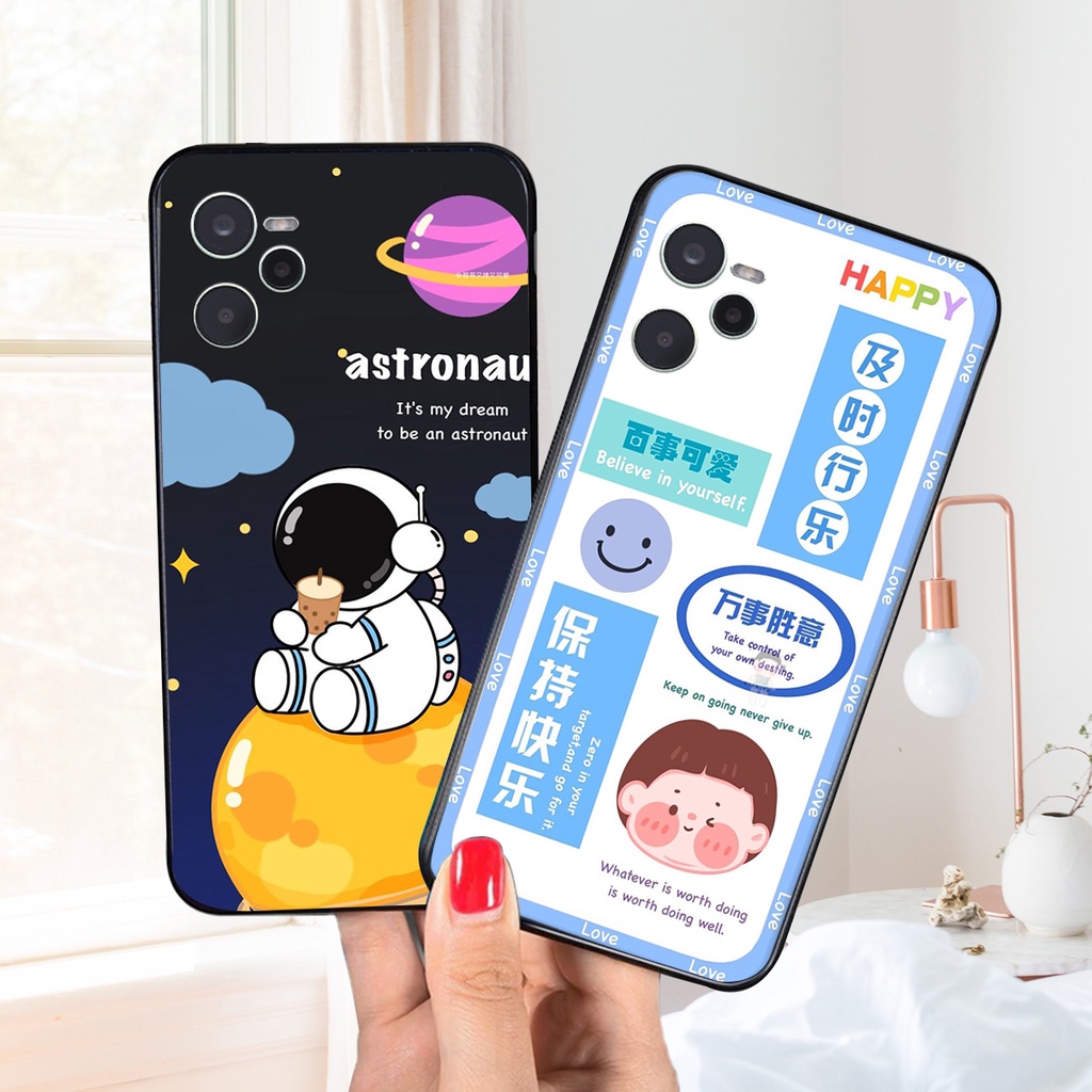 Ốp lưng Realme C35 in hình 3D GẤU cute be@r, soda, happy day cực hot ,thời thượng
