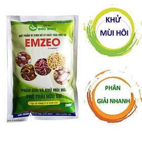Men vi sinh Emzeo Khử mùi hôi phân cá, ủ đậu tương và rác thải sinh hoạt 200 gram
