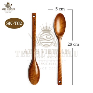 Thìa oliu gỗ nhãn sơn mài xuất khẩu Hàn Quốc tiện lợi cho nhà bếp