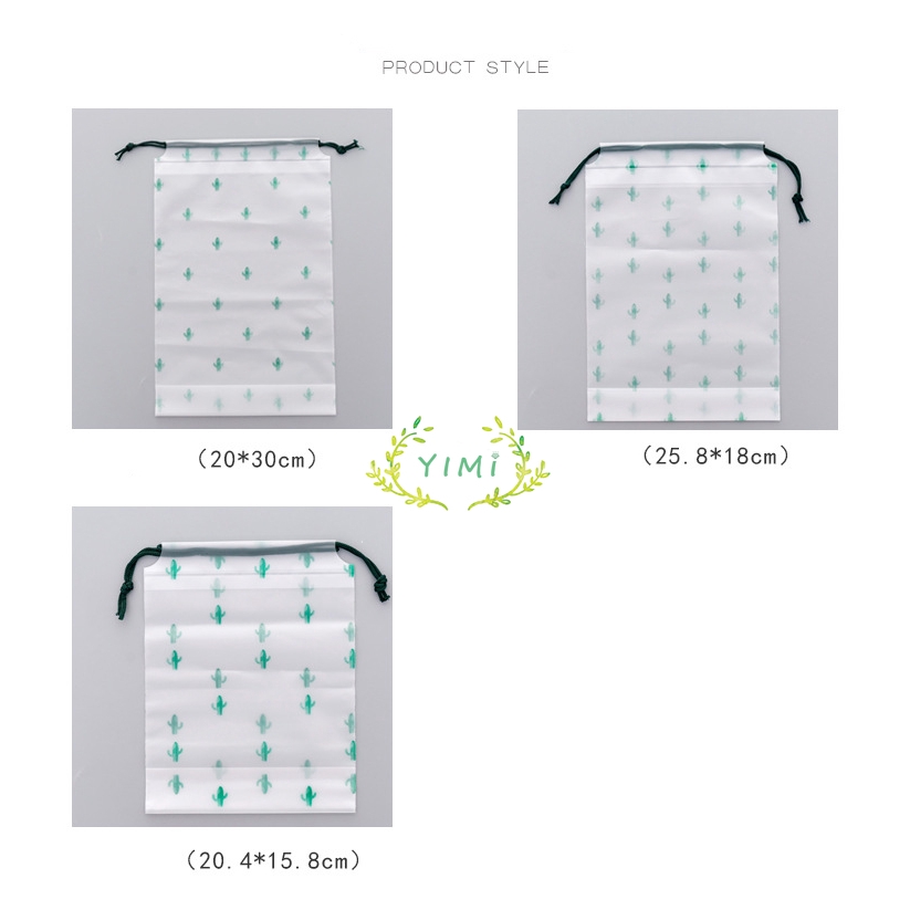 Túi dây rút sáng tạo hình cây xương rồng tiện dụng khi đi du lịch