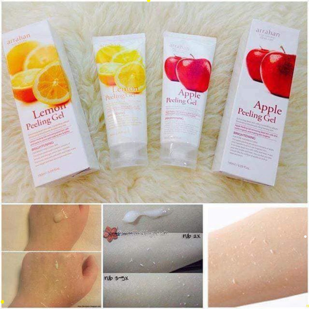 Tẩy Da Chết Làm Trắng Da Hoa Quả Arrahan, gel tẩy tế bào chết Arrahan Whitening Peeling kích trắng da MEE | BigBuy360 - bigbuy360.vn