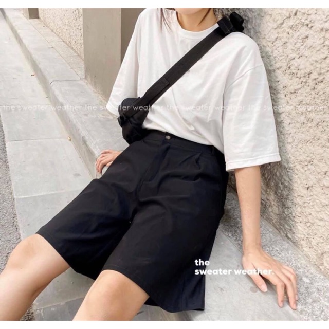 [Mã FAMAYWA giảm 10K đơn 50K] Quần culottes ngố - chất đũi mềm chun sau