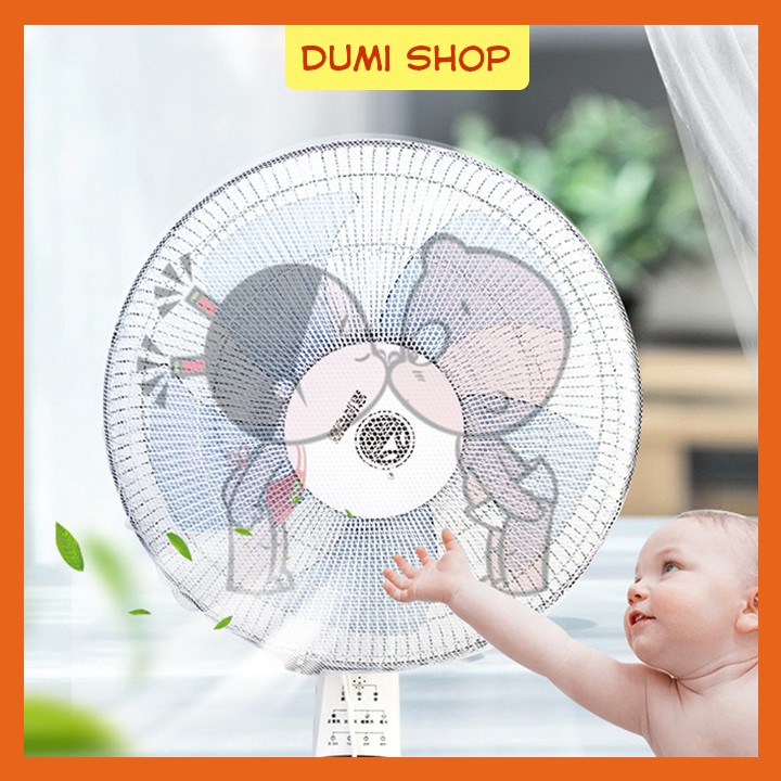 Lưới Vải Bọc Lồng Quạt Máy Có Dây Rút An Toàn Cho Bé – Dumi Shop