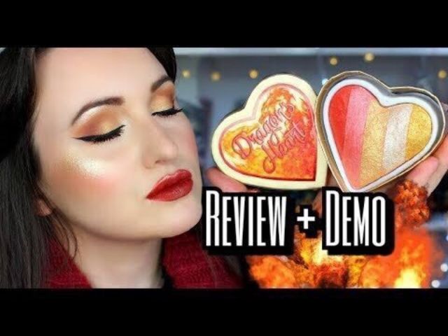 Phấn tạo khối make up Heart  Highlighter có thể làm phấn mắt