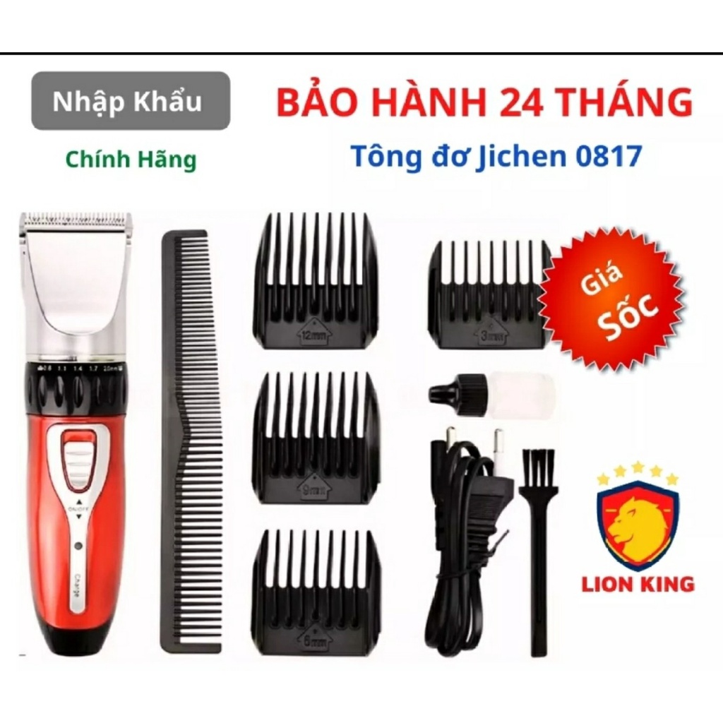 [BÁN CHẠY NHẤT] Tông đơ cắt tóc cho Gia Đình người lớn trẻ nhỏ hiệu JC 0817, máy cắt tóc, máy hớt tóc cao cấp
