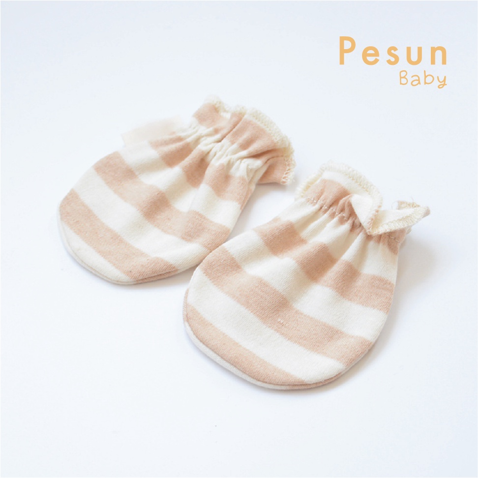 Bao Tay Nhún Bèo Cho Bé 100% cotton Hữu Cơ Tự Nhiên