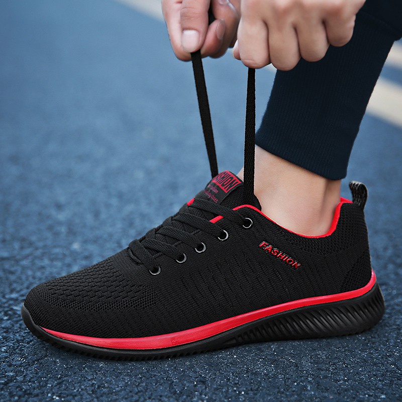 Giày Thể Thao Chạy Bộ Màu Đen Thời Trang Cho Nam Size 35-48