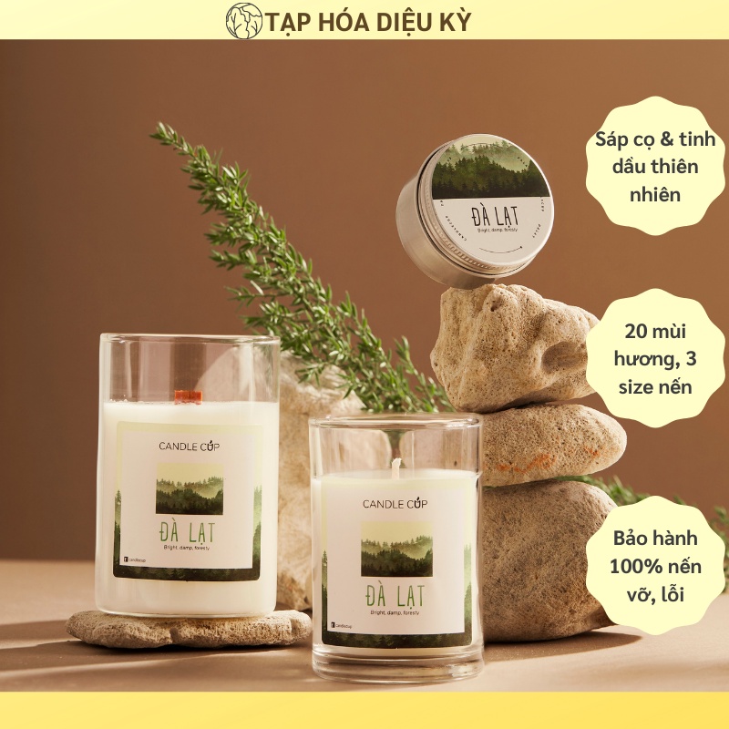 [HƯƠNG MỚI] Nến thơm tinh dầu thiên nhiên AGAYA/ Candle Cup - Healing Scents