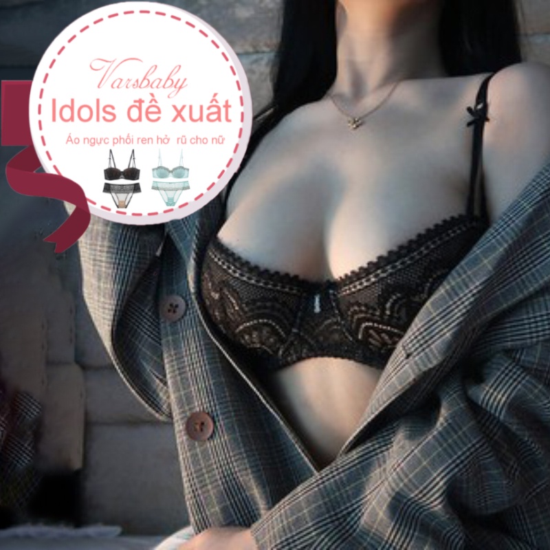 Set nội y ren VARSBABY V300 có nút nâng thời trang
