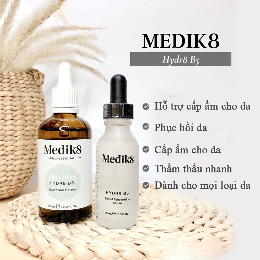 Serum MEDIK8 HYDR8 B5 LIQUID REHYDRATION Cấp ẩm và phục hồi da
