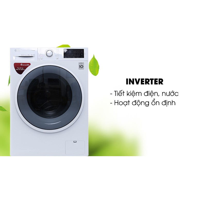 Máy giặt LG inverter 8 kg FC1408S4W2 MODEL 2017