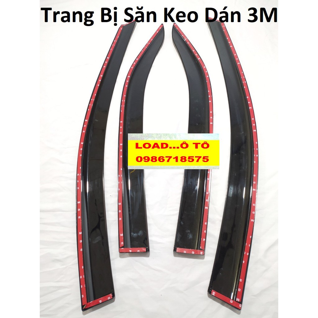 Vè Che Mưa Xe Kia Soluto 2022-2019 Mẫu Vè Chỉ Mạ Crom Cao Cấp, Có Chữ Soluto