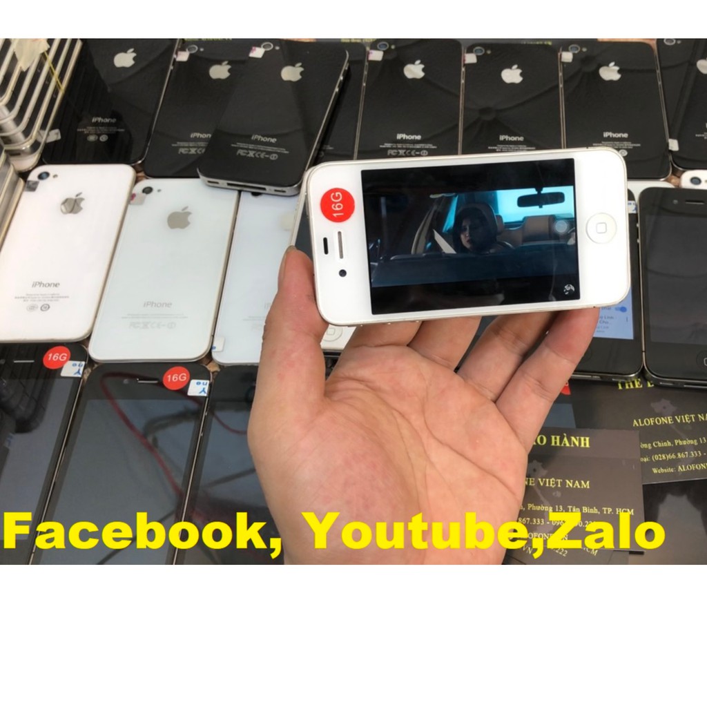 Điện Thoại iPhone 4 16G Quốc Tế Xem Youtube Nghe Gọi To Rõ