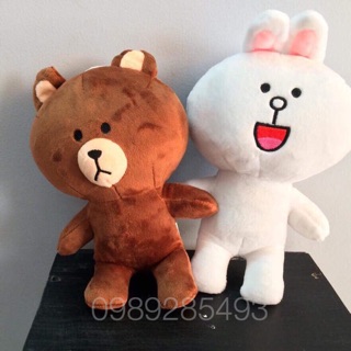 [rẻ bất ngờ 160k/1cặp] gấu bông brown-thỏ cony 40cm