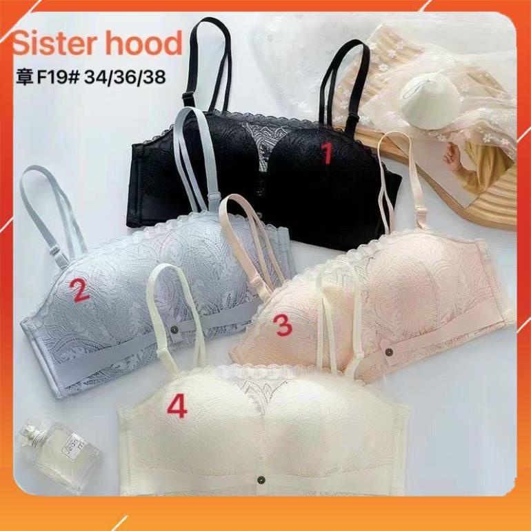 Áo ngực, Áo lót nữ cup ngực ren cao cấp không gọng đệm mút vừa ôm gọn nâng đẩy ngực mặc được nhiều kiểu A11215
