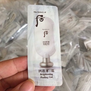 Tẩy da chết whoo sample combo 10 gói