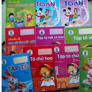 Set 10 quyển vở tập tô cho bé(10 chủ đề)