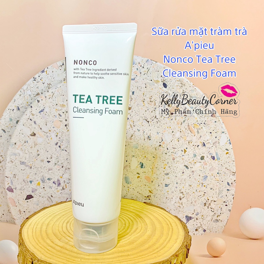 Sữa rửa mặt da mụn A'pieu Nonco Tea Tree Cleansing Foam