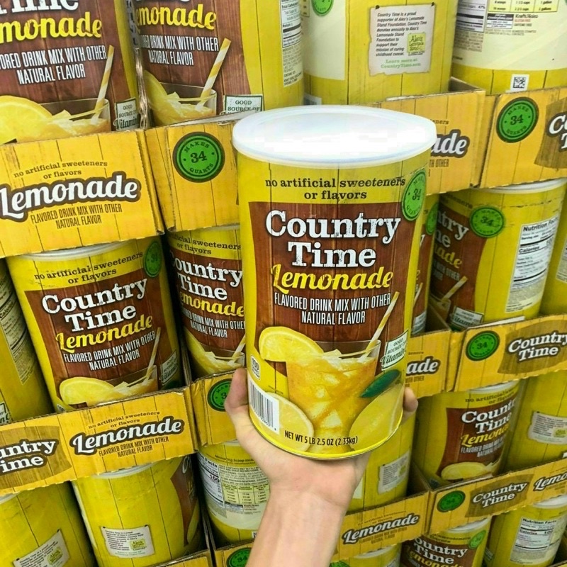 Bột Pha Nước Chanh Country Time Lemonade 2.33kg - Mỹ